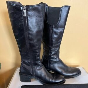Like New Corvari Black Italian Leather Boots